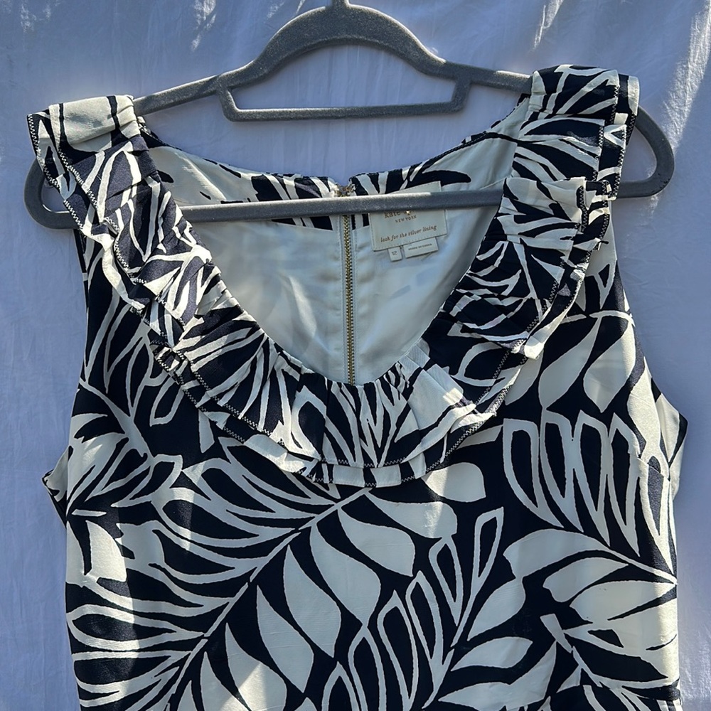 Kate Spade Palm Print Dress!!! ♠️♠️♠️